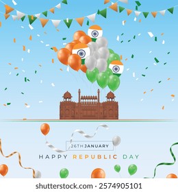 happy republic day india social media Background