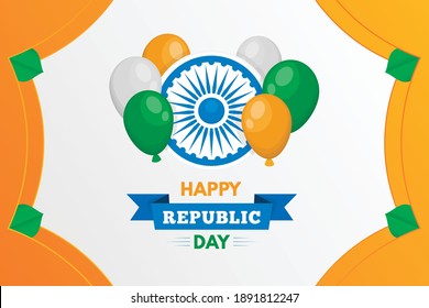 Happy republic day paper style