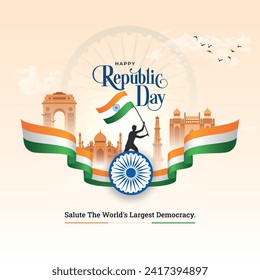 Happy Republic Day Salute The World's Largest Democracy.