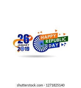 Happy Republic Day Vector Template Design Illustration