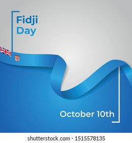 Happy Republic of Fiji Day Vector Design Template Illustration