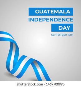 Happy Republic of Guatemala Independence Day Vector Design Template Illustration 