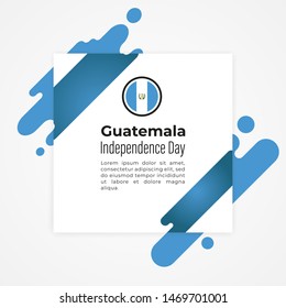 Happy Republic of Guatemala Independence Day Vector Design Template Illustration 