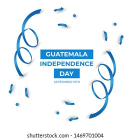 Happy Republic of Guatemala Independence Day Vector Design Template Illustration 