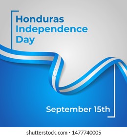 Happy Republic of Honduras Independence Day Vector Design Template Illustration