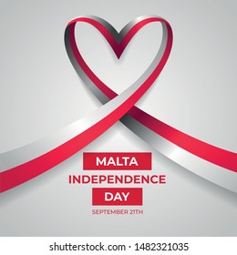 Happy Republic of Malta Independence Day Vector Design Template Illustration