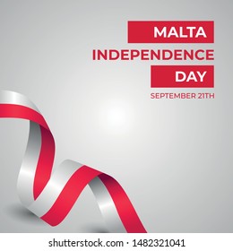 Happy Republic of Malta Independence Day Vector Design Template Illustration