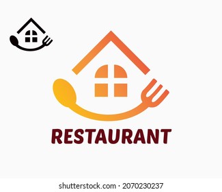 plantilla de diseño del logotipo del restaurante feliz
