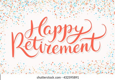 Happy Retirement banner.