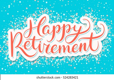 Happy Retirement banner.