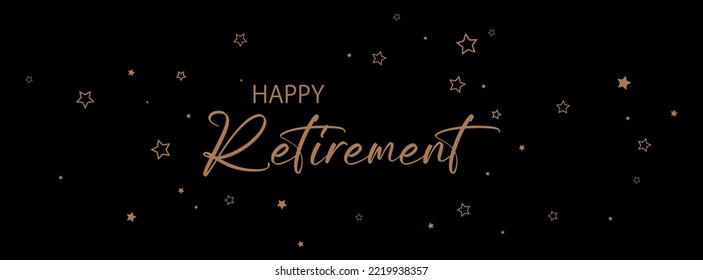 happy retirement card  on white background	