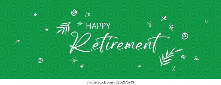 happy retirement card  on white background	