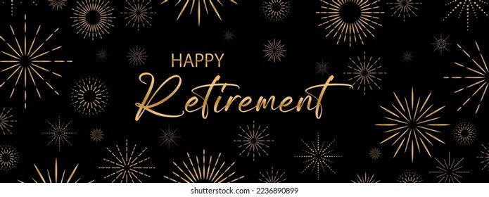 happy retirement card  on white background	