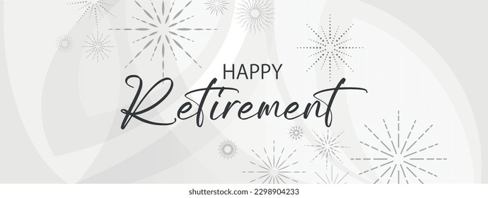 happy retirement card  on white background	