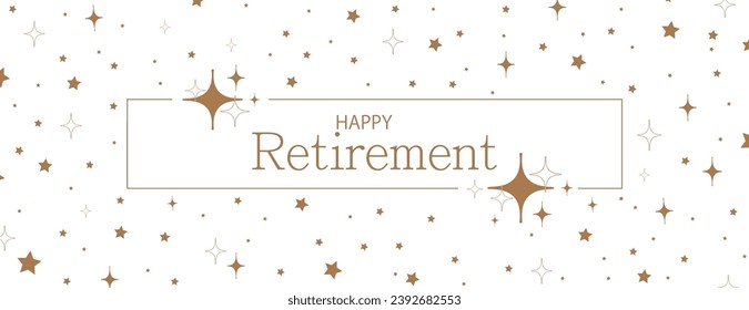 happy retirement card  on white background	