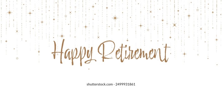 happy retirement card  on white background	