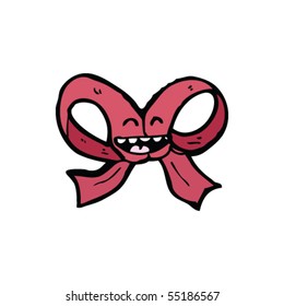 happy ribbon cartoon