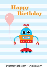 happy robot birthday