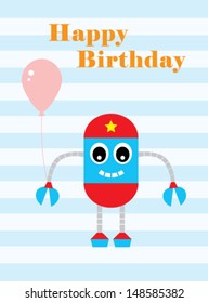 happy robot birthday