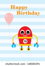 happy robot birthday
