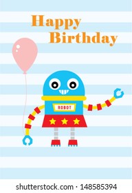 happy robot birthday