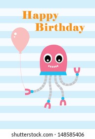 happy robot birthday