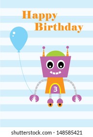 happy robot birthday