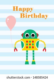 happy robot birthday