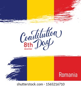 Happy Romania Constitution Day Vector Design Template Illustration svg