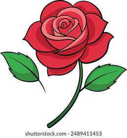  happy rose day vector art illustration