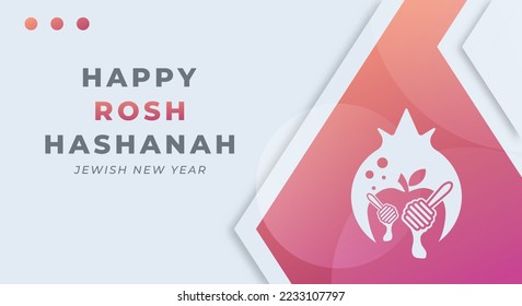 Happy Rosh Hashanah Day Celebration Vector Design Illustration. Template for Background, Poster, Banner, Advertising, Greeting Card or Print Design Element