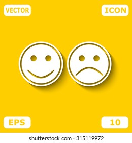 Happy and Sad Smile