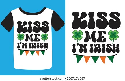 Happy Saint Patrick' day handwritten lettering typography. Hand drawn design elements. Logos 