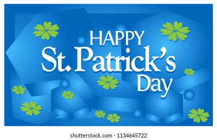 Happy Saint Patrick's Day background. vector illustration.