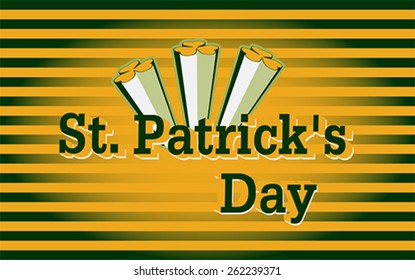 Happy Saint Patrick's Day background, vector