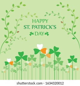 Happy Saint Patrick's day card.