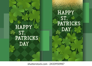 happy Saint Patrick's Day card  poster, party invitation template, background, wallpaper, banner, template, web