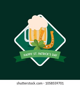 Happy saint patricks day design