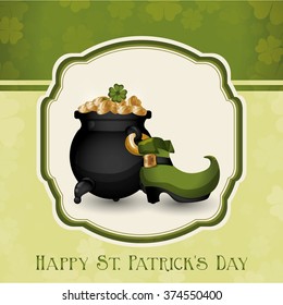 Happy Saint Patricks day design 