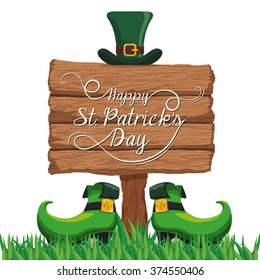 Happy Saint Patricks day design 