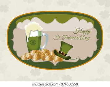Happy Saint Patricks day design 
