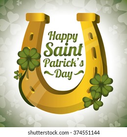 Happy Saint Patricks day design 
