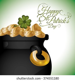 Happy Saint Patricks day design 