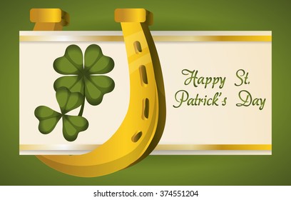 Happy Saint Patricks day design 