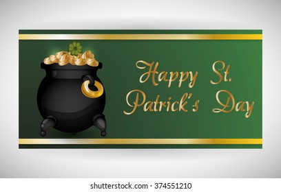 Happy Saint Patricks day design 