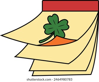 Happy Saint Patrick's Day Element. Vector Illustration in Flat Style.