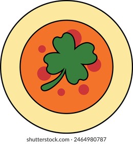 Happy Saint Patrick's Day Element. Vector Illustration in Flat Style.