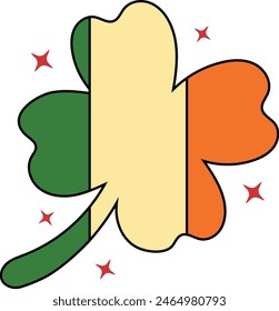 Happy Saint Patrick's Day Element. Vector Illustration in Flat Style.