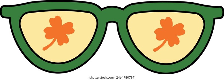 Happy Saint Patrick's Day Element. Vector Illustration in Flat Style.