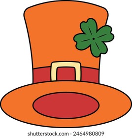 Happy Saint Patrick's Day Element. Vector Illustration in Flat Style.